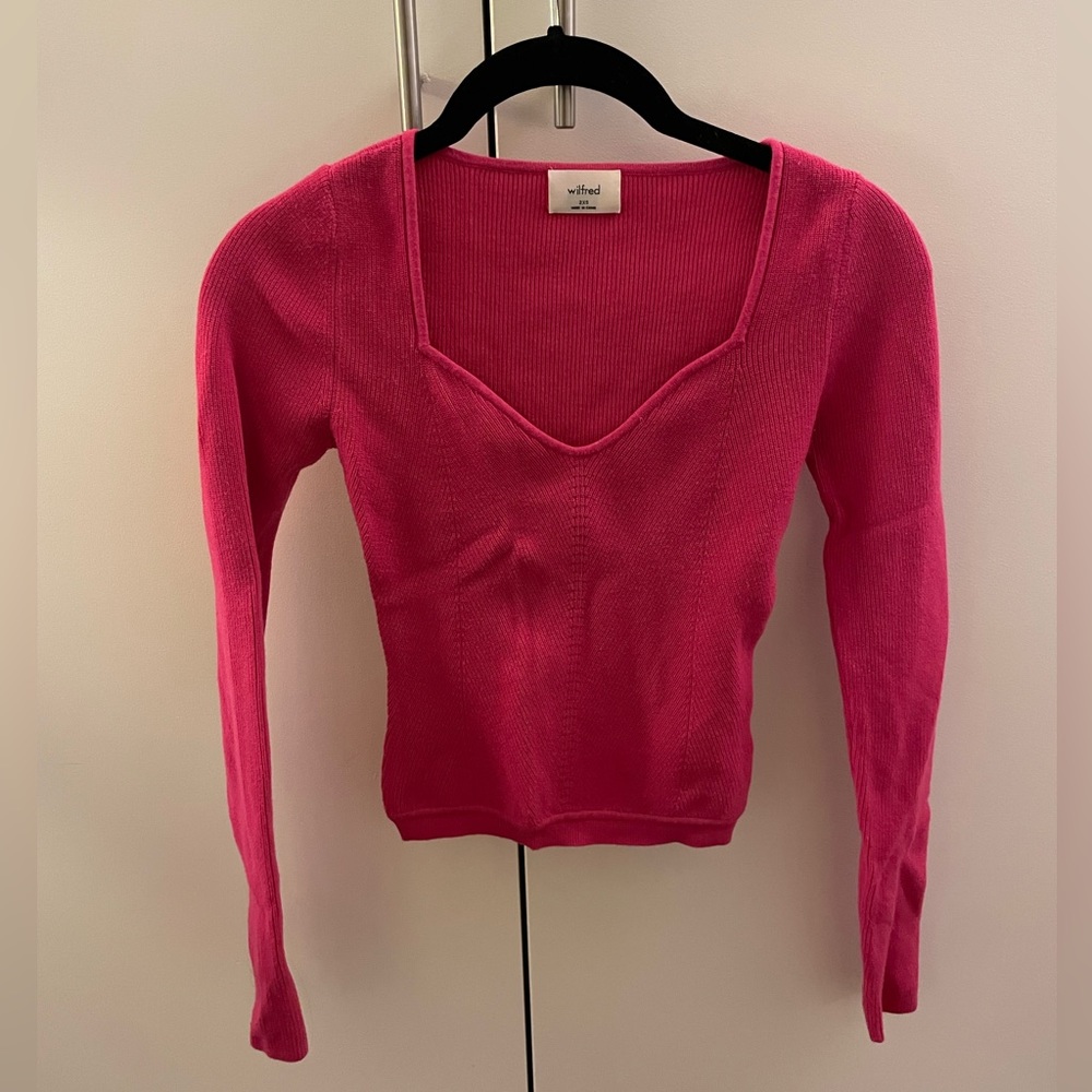 Wilfred pink sweater
